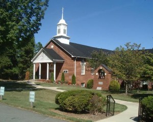 Friendship United Methodist Church, where the Lackeys are buried